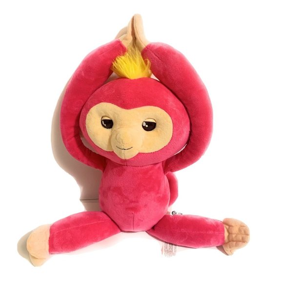 Fingerlings Hugs Bella Pink Interactive Talking Plush Baby Monkey 19” - Picture 1 of 7